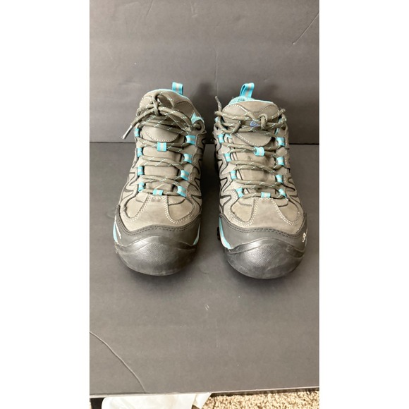 Nautilus Waterproof Hiking Trail Shoes Lightweight Comfort Gray Blue Size 9.5 - Picture 1 of 8
